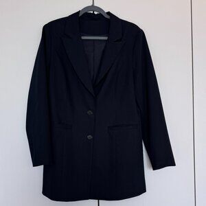 Classic Navy Two-Button Blazer - Size L